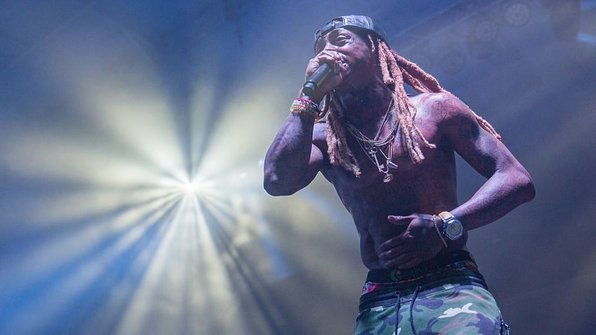 HOUSTON, TX - AUGUST 13:  Lil Wayne takes the stage at the Bud Light Party Convention in Houston, August 13, 2016. Bud Light - America's most popular and inclusive beer brand - is taking the Bud Light Party on the road with 13-city Convention Tour from 8/5-8/27 at Silver Street Studios on August 13, 2016 in Houston, Texas.  (Photo by Rick Kern/Getty Images for Bud Light)