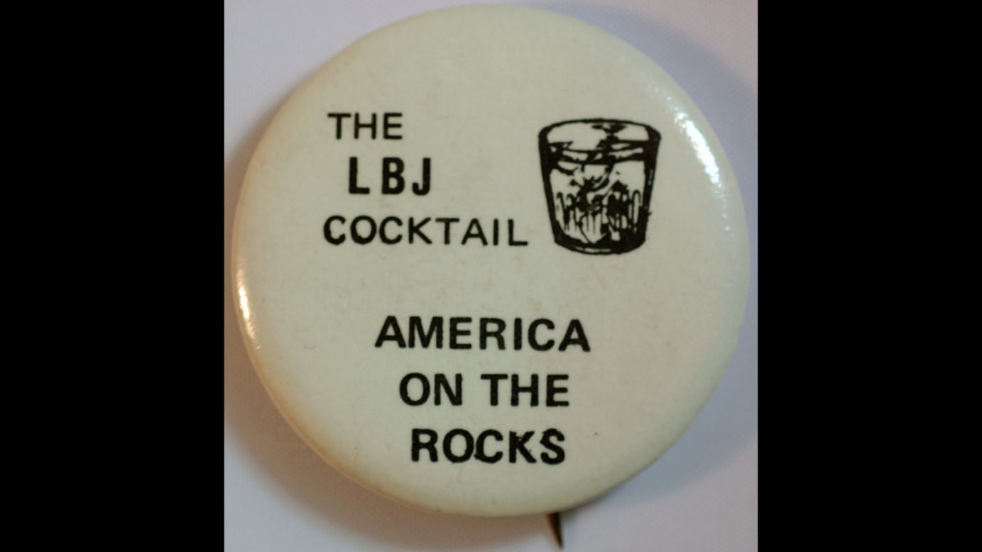 "The LBJ cocktail" here refers negatively to President Lyndon B. Johnson, who was seeking re-election in 1964. He defeated Barry Goldwater for a second term.