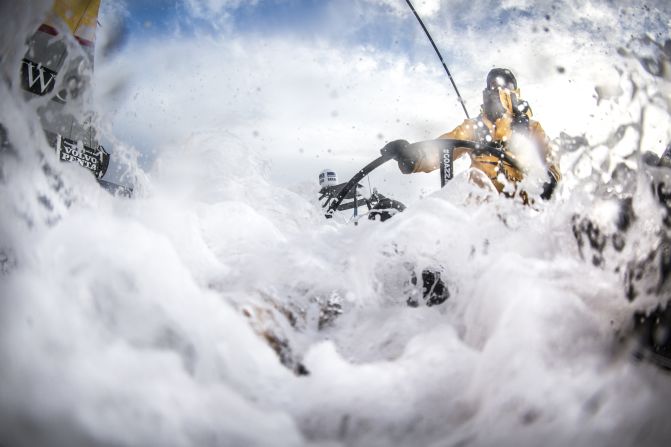 These are the kind of conditions the sailors can expect in the Southern Ocean.