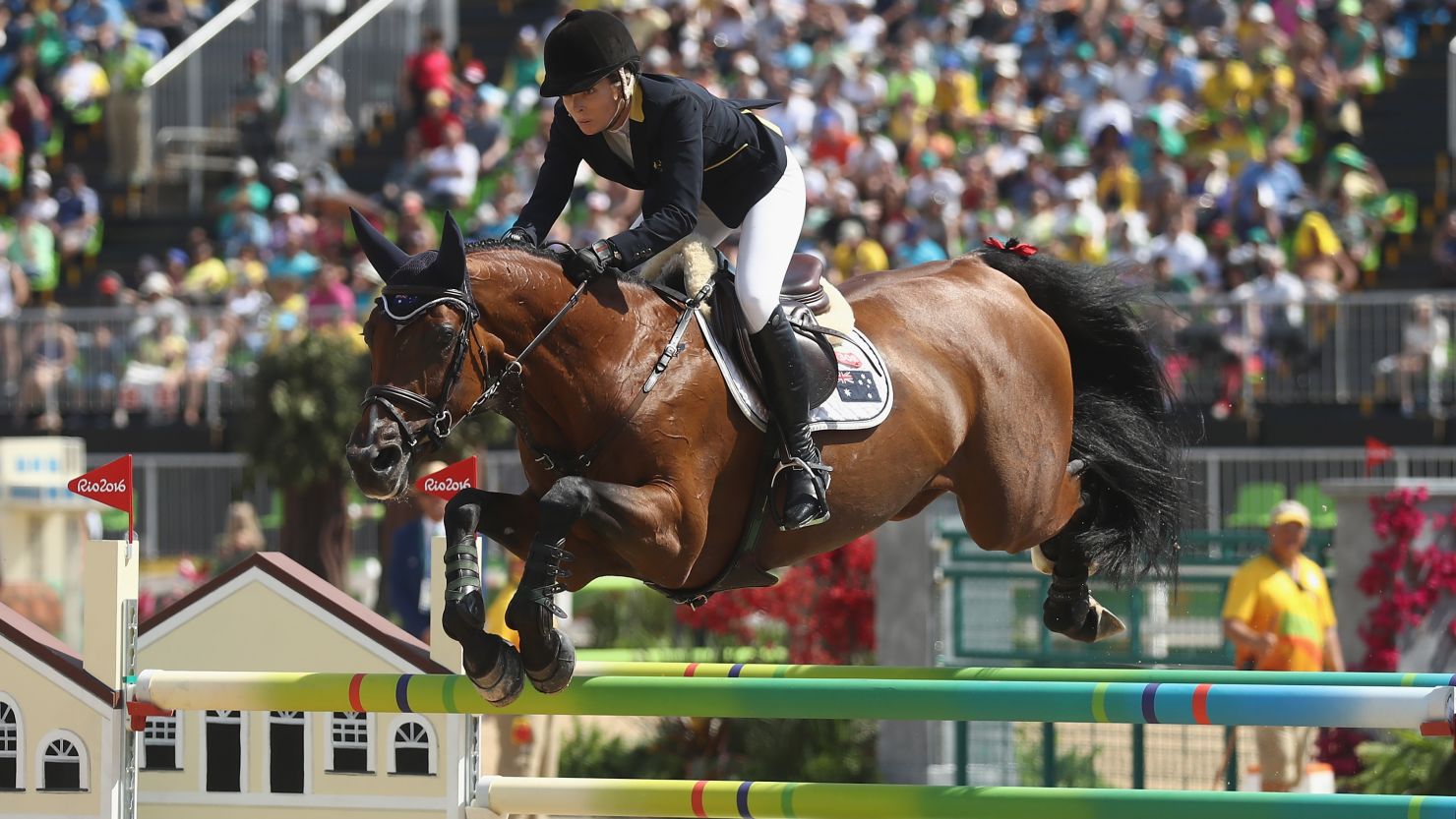Edwina Tops-Alexander of Australia rides Lintea Tequila during the Rio 2016 Olympics. 