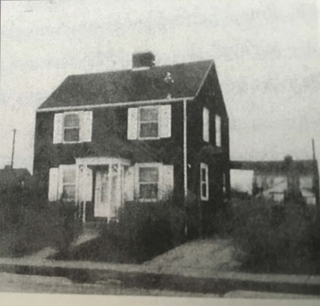 A photo of the home in 1950 in Detroit.