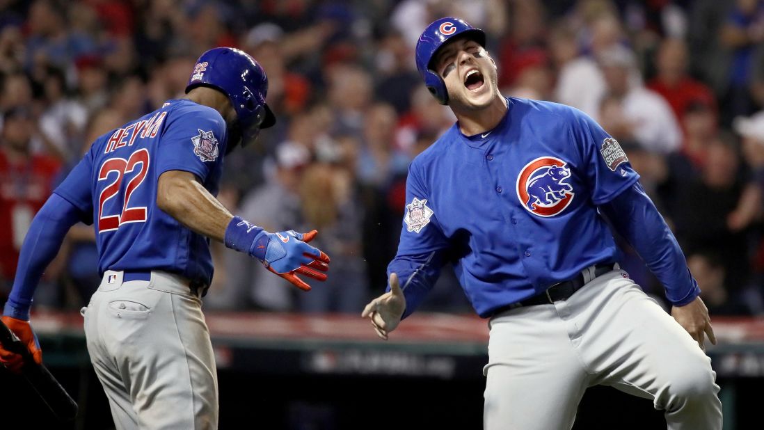 Bill Murray leads celebrities rejoicing as Chicago Cubs win World Series