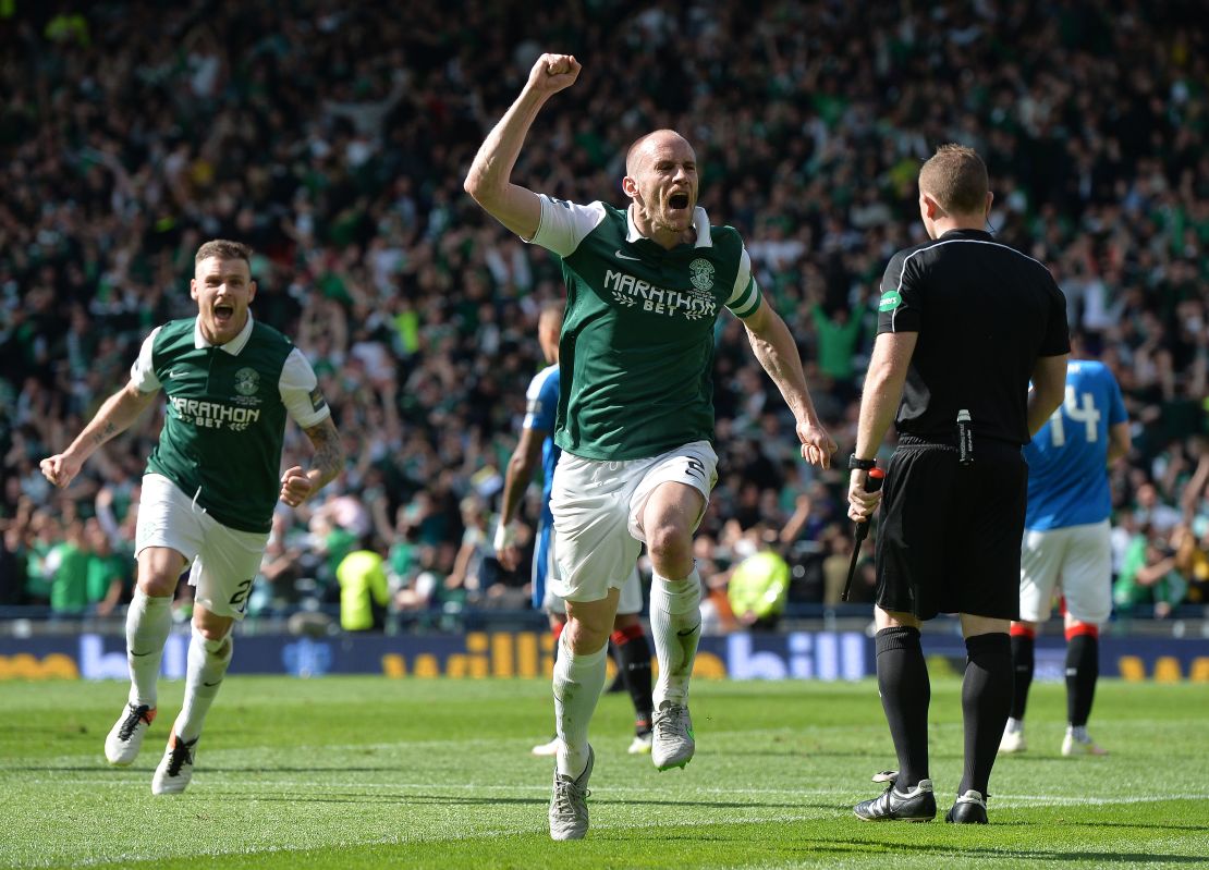 Hibernian David Gray Scottish Cup