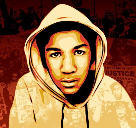 "What I try to do with my art is use a visual to encourage someone to engage in a deeper conversation, rather than what most propaganda does, which is to say, this is how you think and this is the end of the conversation," Fairey told CNN.