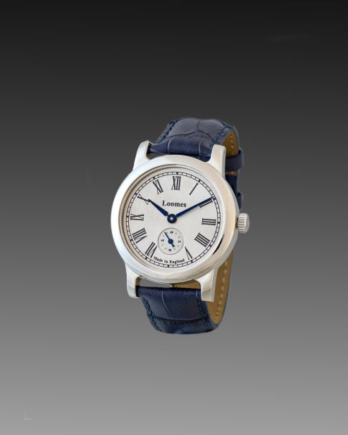 <a href="http://www.robertloomes.com/" target="_blank" target="_blank">Robert Loomes & Co.</a> is one of only a few brands not based in Switzerland on show this year. The new Loomes Original is entirely made in the UK. (Yes, that includes the movement.) 