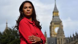 Gina Miller, co-founder of investment fund SCM Private, poses for a photograph near the Houses of Parliament in central London on October 12, 2016, following an interview with AFP.
The businesswoman leading a high-powered legal challenge against Prime Minister Theresa May's right to trigger Brexit negotiations told AFP she has received death threats and accusations of treason. Miller, wants parliament to legislate on the terms of Brexit before May can trigger Article 50 of the EU's Lisbon Treaty -- starting the formal procedure for leaving the European Union. / AFP / BEN STANSALL / TO GO WITH AFP STORY BY DARIO THUBURN        (Photo credit should read BEN STANSALL/AFP/Getty Images)