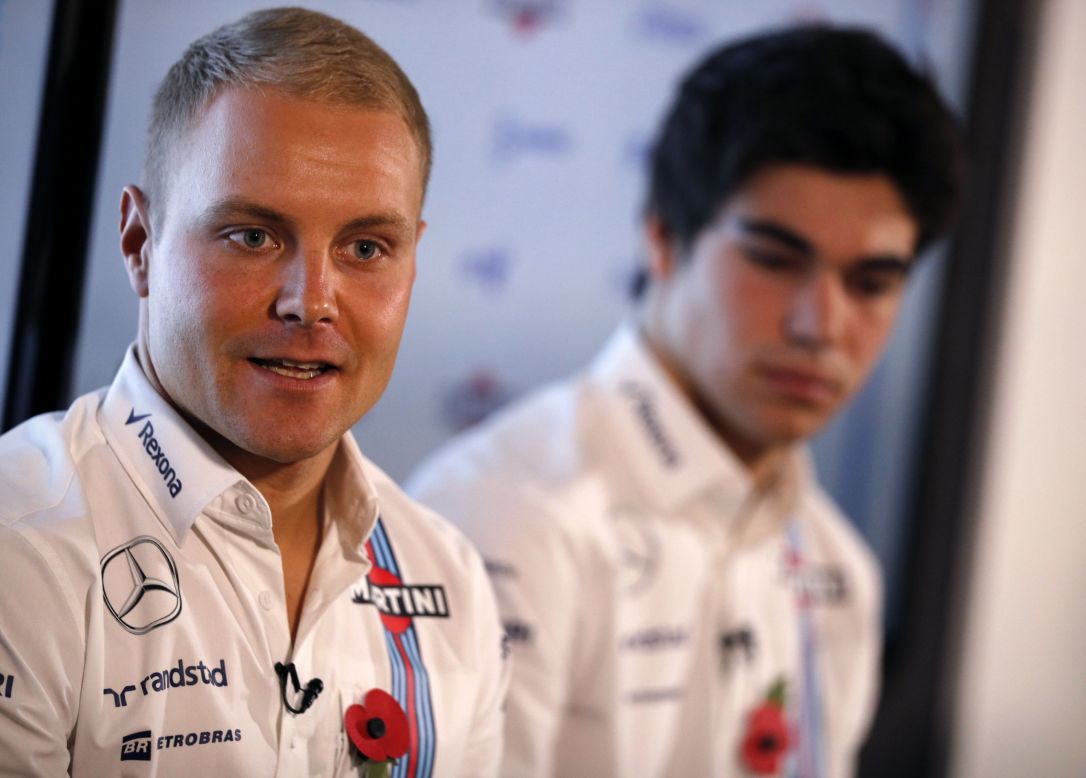 The son of a billionaire, Stroll will join Finnish driver Valtteri Bottas at the Williams team. 