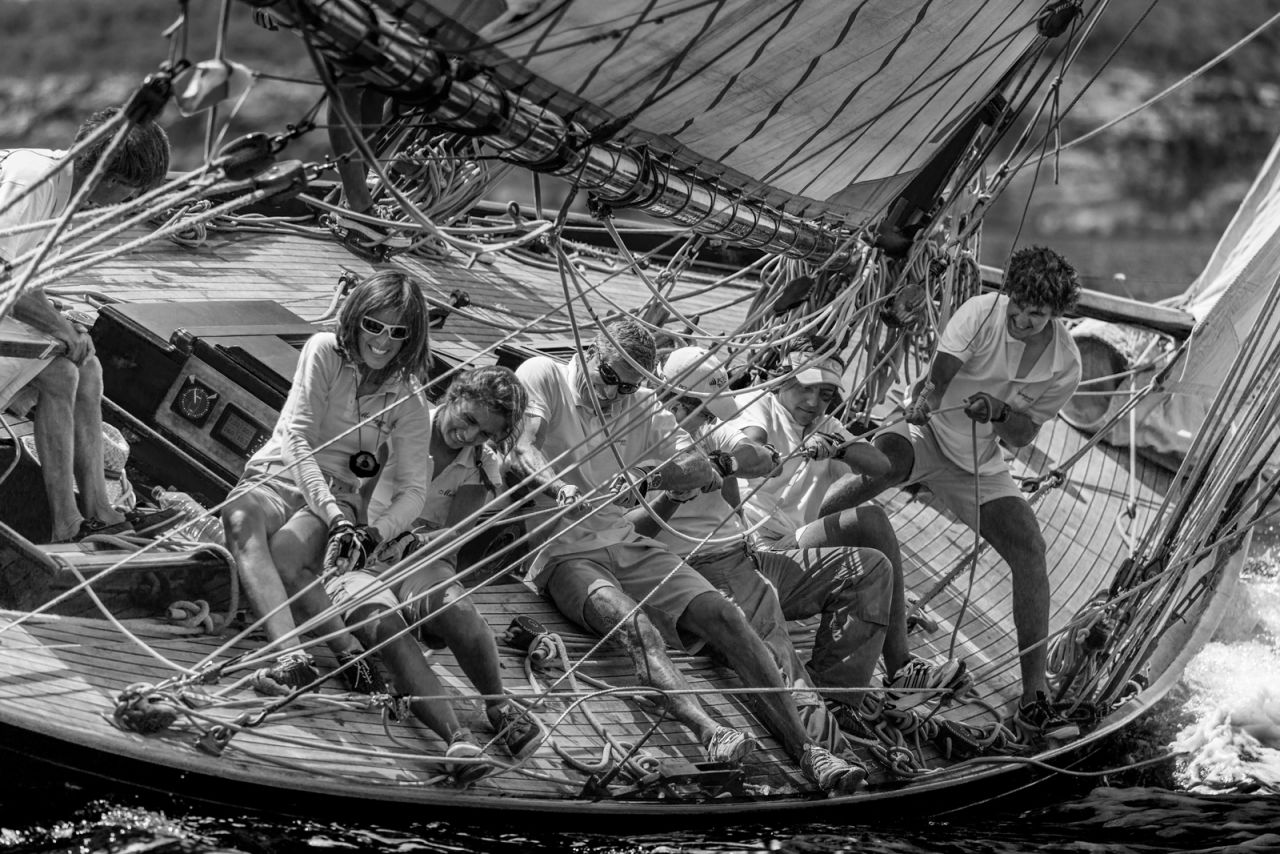Nico Martinez captured the essence of team effort on board Marigan during the XXIII Regata Illes Balears Clássics in Mallorca, Spain, earning him a top ten place.