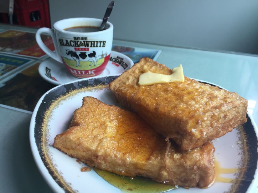 <strong>French toast, Hong Kong:</strong> HK-style French toast takes the brunch staple to a new level -- thanks to the peanut butter or kaya jam.