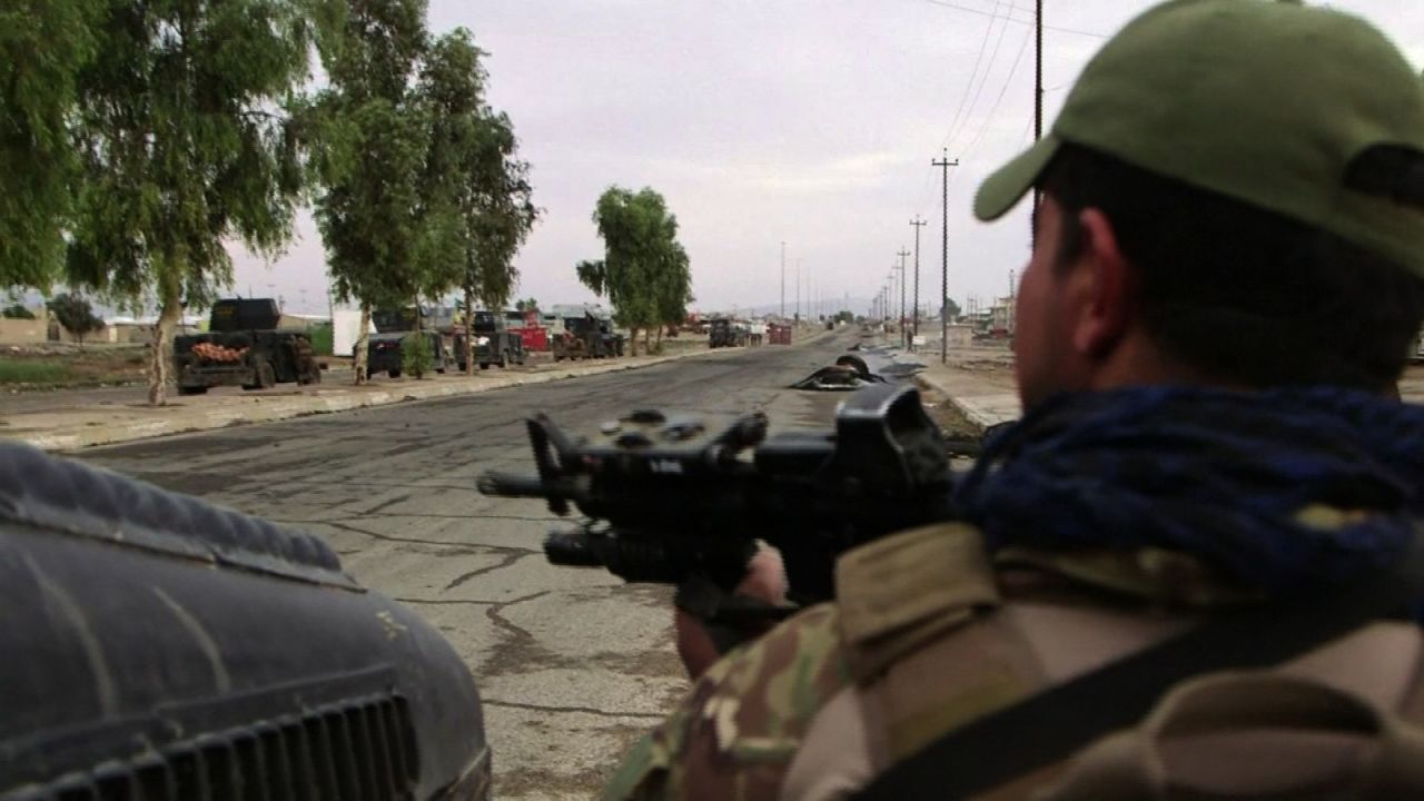 Iraqi troops entered the city of Mosul on November 3.