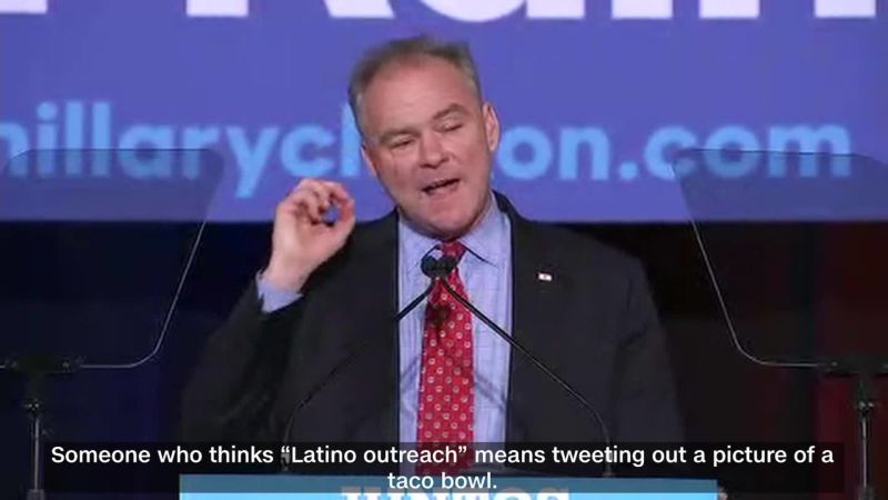 Tim Kaine Slams Trump ... In Spanish | CNN Politics