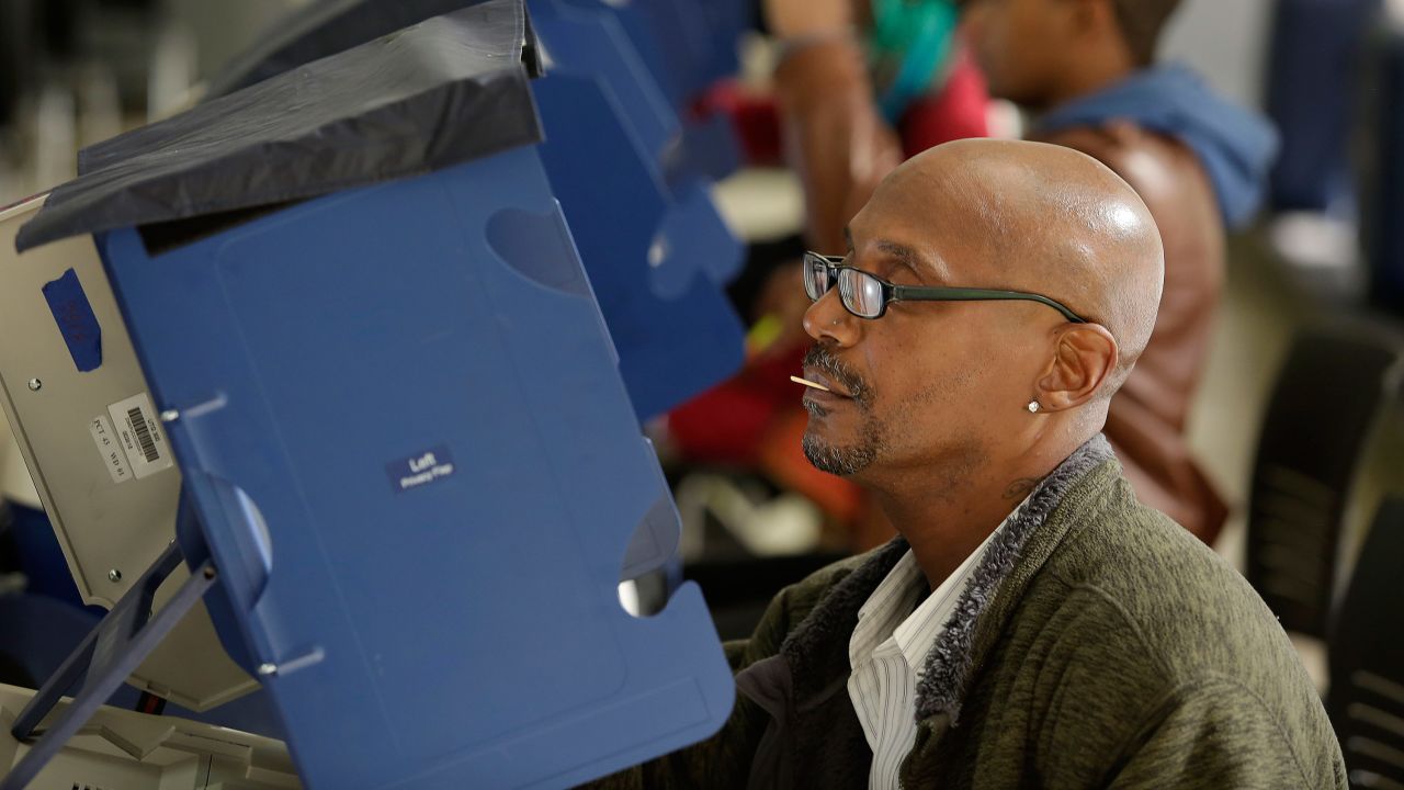 Voters cast ballots during early voting in 2016 in Chicago.