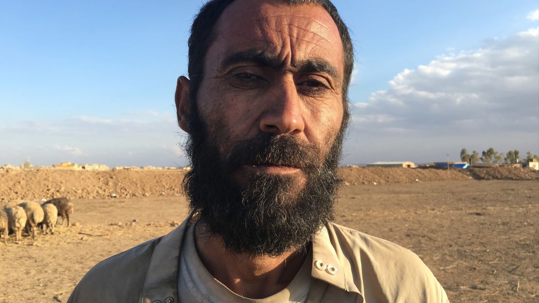 45-year-old shepherd Shukar Mahmoud.