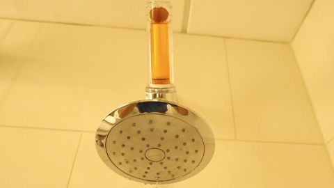 The purpose of the vitamin C shower is to filter out chlorine, which can be harmful to your hair and skin. 