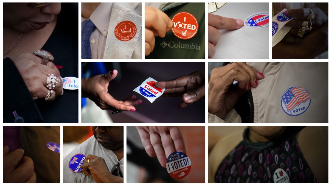 voting sticker composite