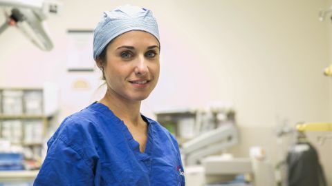 Dr. Carrie Stern, a senior resident of plastic and reconstructive surgery.