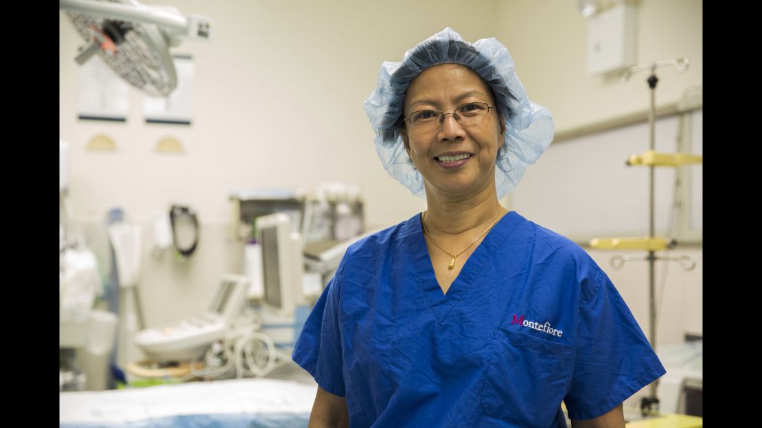 Esther Uy, a patient care coordinator with the department of neurosurgery.