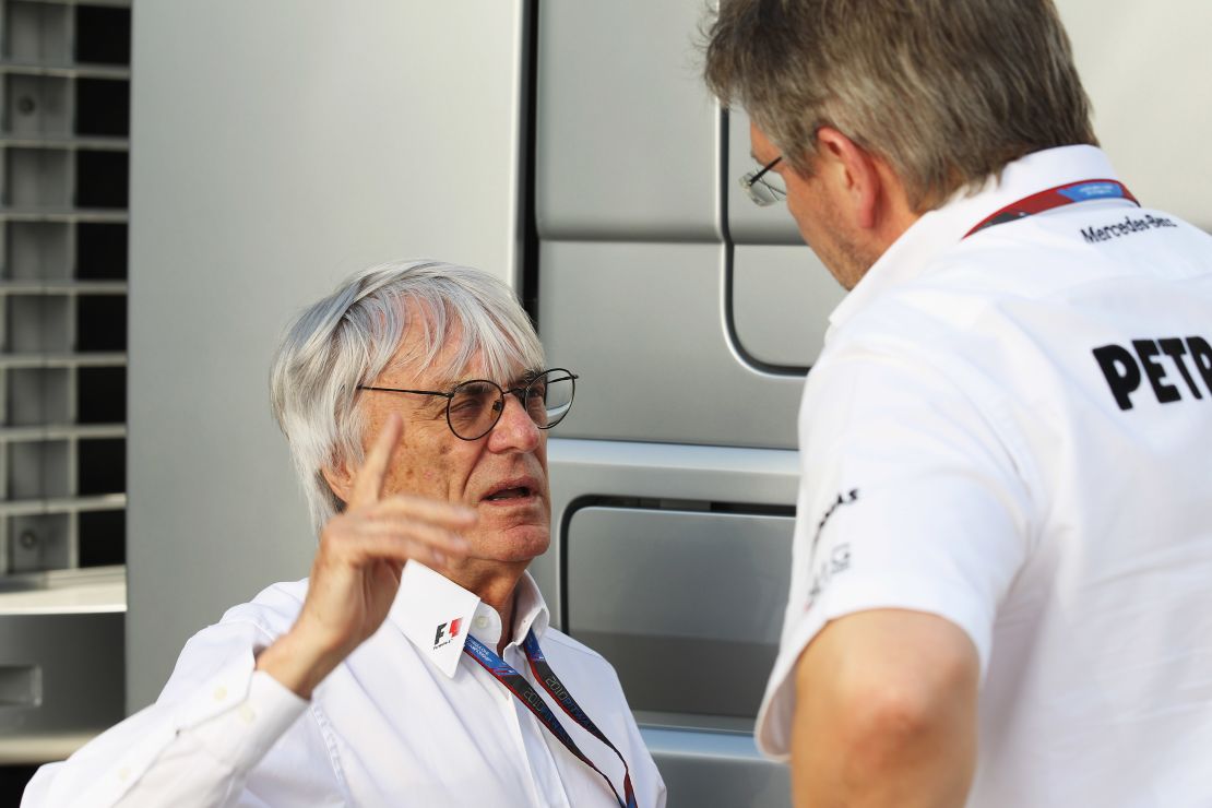 Brawn (right) and F1 supremo Bernie Ecclestone haven't always seen eye to eye