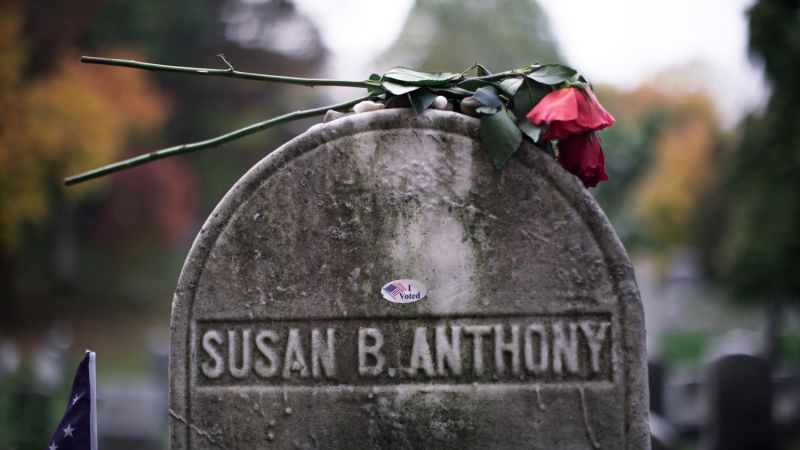 ‘I Voted’ Stickers Put On Susan B. Anthony’s Grave | CNN