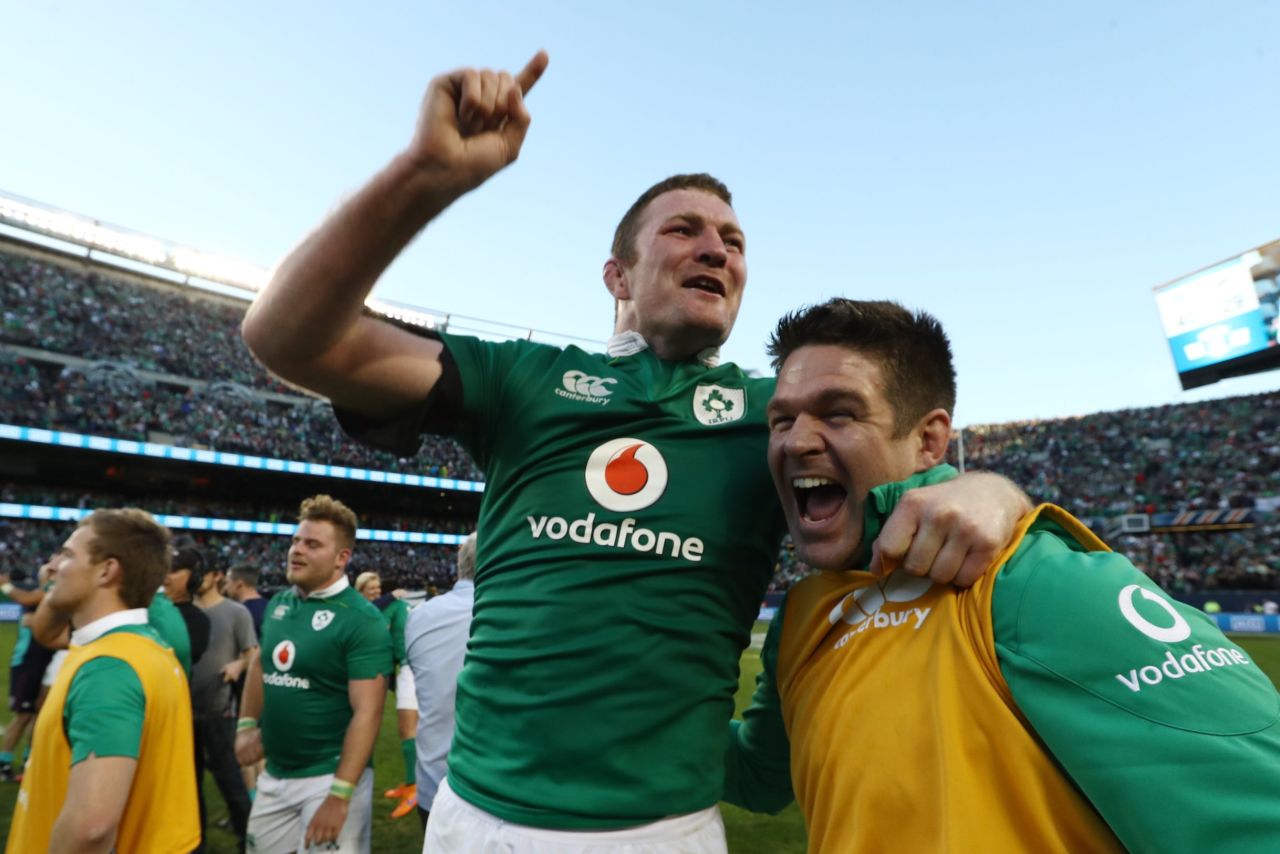 Ireland secured <a href="https://edition.cnn.com/2016/11/05/sport/rugby-soldiers-field-ireland-all-blacks/index.html">an historic 40-29 victory that day</a>, ending New Zealand's 18-game unbeaten run. 