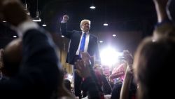 Republican presidential candidate Donald Trump at a rally in Denver, Colorado, November 5, 2016.