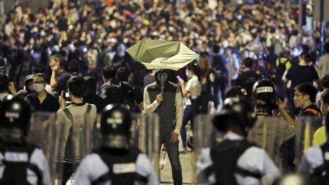 China's intervention into Hong Kong politics has sparked wide protests, including this one last week.