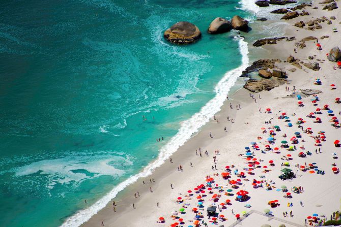 "Cape Town, South Africa is my favorite beach destination," says Malin. Among his shots of the area are this one of Camps Bay. "I went to Cape Town for the first time three years ago and I've been every year since. I can't go a whole year without Cape Town."