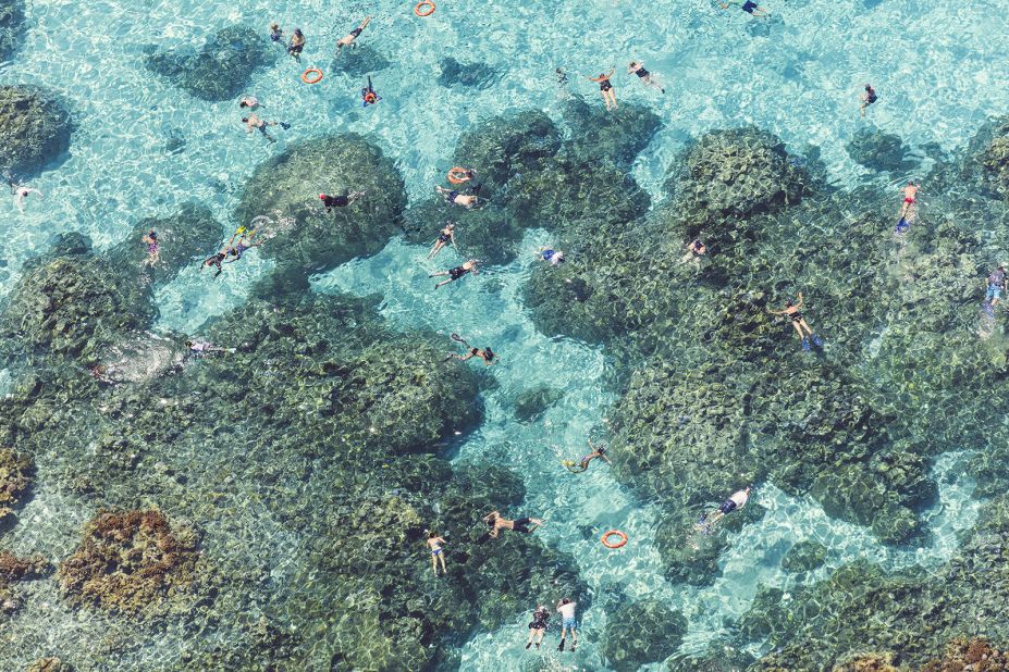 "We went on a snorkeling adventure one day, and we were with people from all over the world. It was shocking," says Malin, realizing Bora Bora's idyllic tropical lure attracts travelers from far and wide.