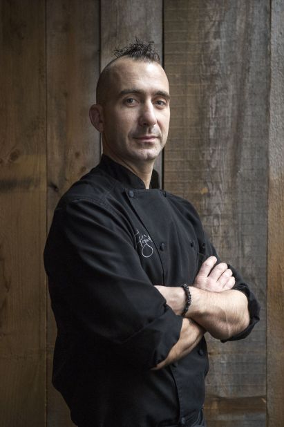 "Food is something that soothes your soul," says chef Marc Forgione. <em>Photo courtesy Evan Sung.</em> 