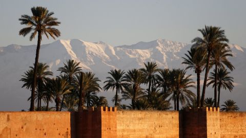 Oukaimeden, Morocco's premier resort, lies 50 miles from the city of Marrakech.