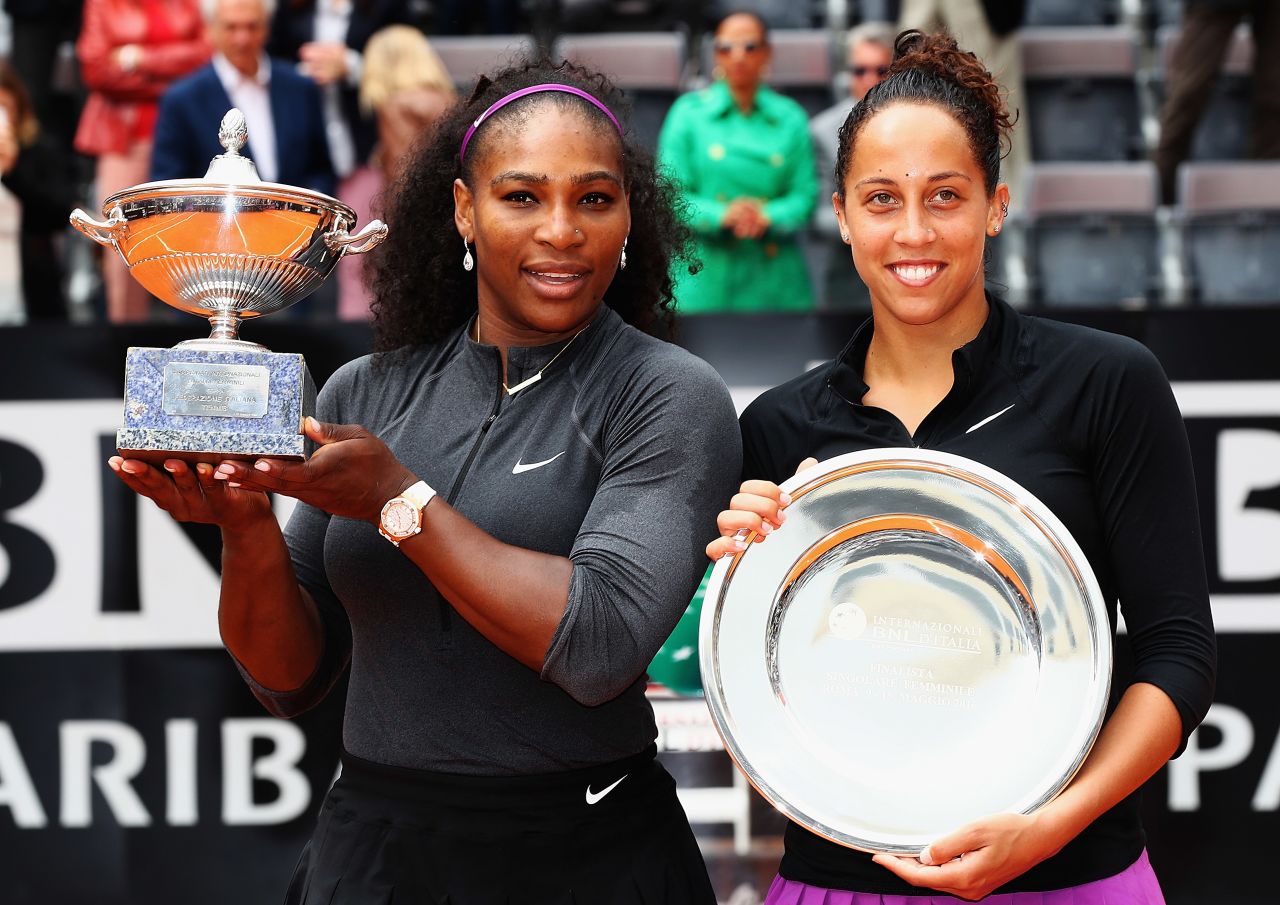 Their most recent meeting came in the final of the Italian Open back in May, that Williams also won in straight sets.