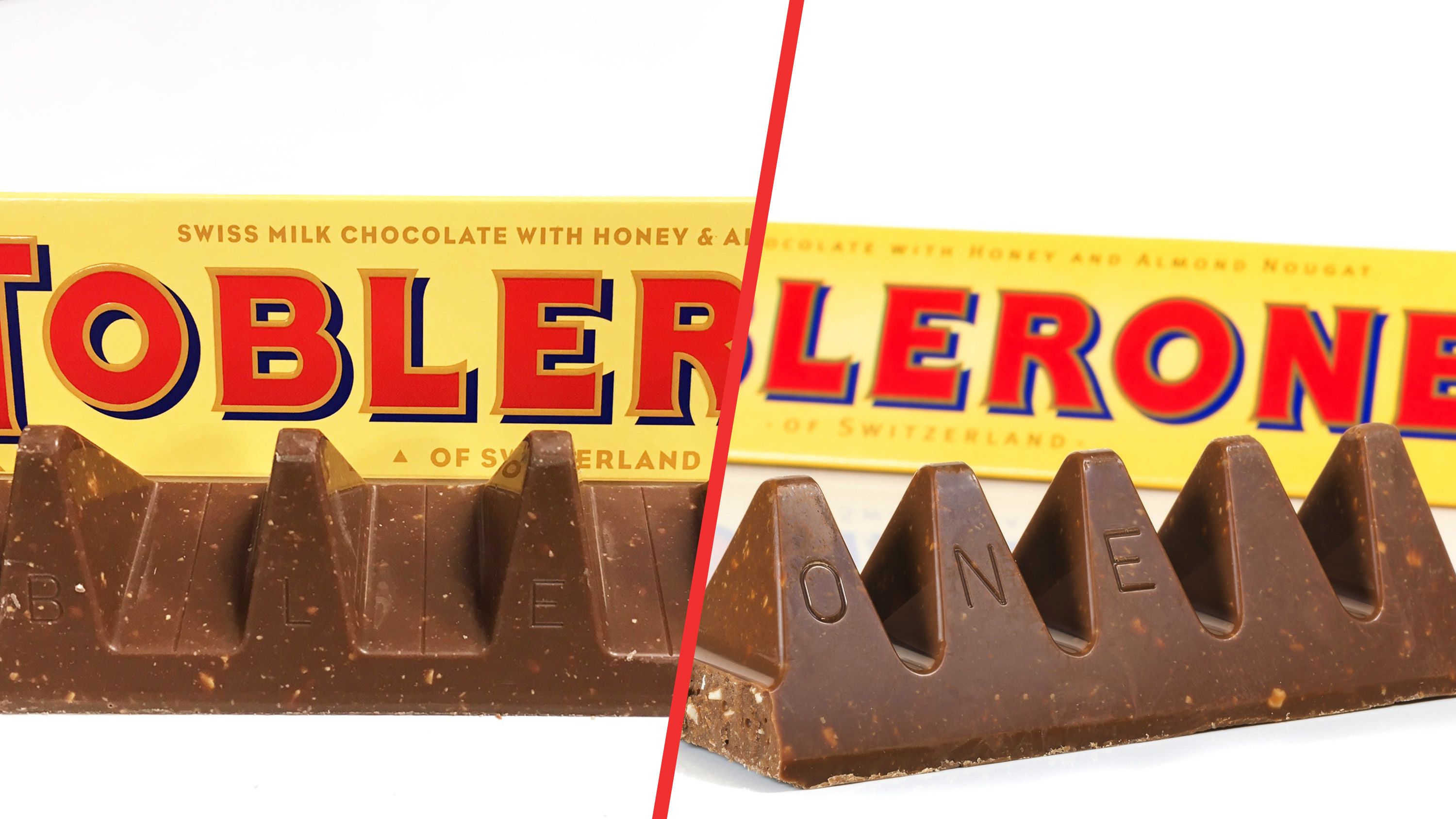 Toblerone gets more gappy, but its fans are not happy