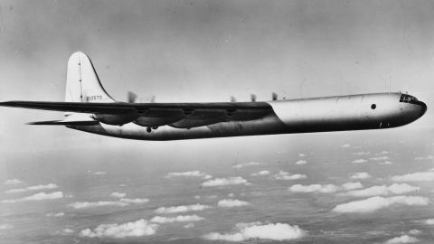 A US Army Air Force B-36 bomber.