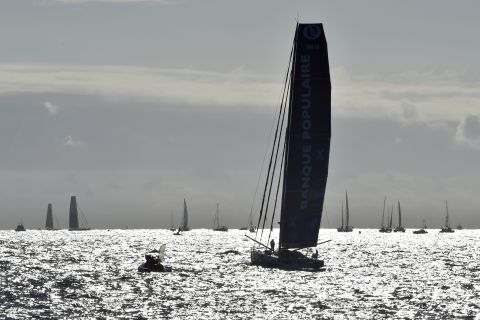 The sailors race 60-foot (18.28-meter) monohull boats, with France having won all seven titles so far.