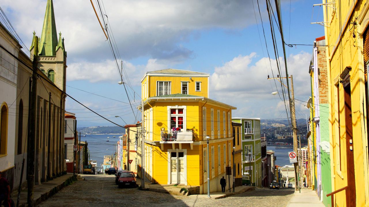 <strong>Secret Bay's owner loves... Luna Sonrisa, Chile -- </strong>Cerro Alegre (pictured) is "the most picturesque neighborhood in Valparaiso," says Secret Bay's owner, Gregor Nassief. His favorite hotel stay ever is a postponed honeymoon trip to Cerro Alegre's Luna Sonrisa. 