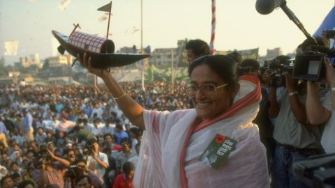 Sheikh Hasina Wazed became Bangladesh's prime minister for a second time in 2009. She first held the office from 1996-2001.
