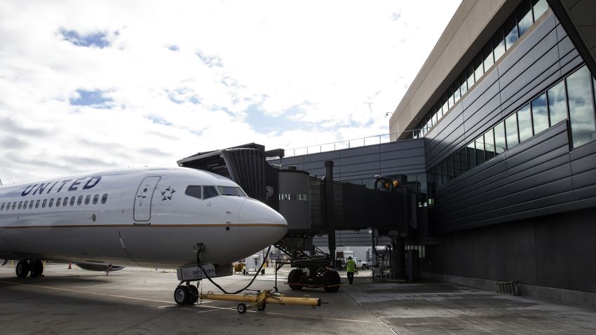 SEATTLE, WA - OCTOBER 19: An United Airlines Boeing 737 is parked out front of the new Boeing 737 Delivery Center on October 19, 2015 in Seattle, Washington. The larger facility will better accommodate the increased 737 production rates. (Photo by Stephen Brashear/Getty Images)