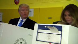 Donald Trump Melania Trump Vote November 8 2016
