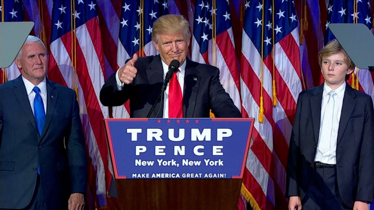 Donald Trump November 9 2016 New York