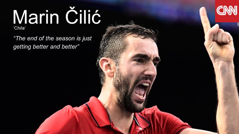 Standing at 198cm, Cilic is the tallest of the ATP finalists and a full 20cm taller than opponent Nishikori. He reached a third consecutive Wimbledon quarterfinal in 2016, but lost out to Roger Federer despite leading by two sets and holding three match points. Capping a resurgent end to 2016, Cilic has led Croatia to the Davis Cup final with wins over Belgium, USA and France, and will take to the court against Del Potro's Argentina later in November. Murray partly has Cilic to thank for his No. 1 berth -- he upset Djokovic with a supreme display of power tennis in the Paris Masters quarterfinal, beating the Serbian for the first time in his 15th attempt. <br /><br />• Titles in 2016: <strong>2</strong> Cincinnati Masters, Swiss Indoors Basel<br />• Aces in 2016: <strong>636</strong><br />• Win percentage in 2016: <strong>69%</strong><br />