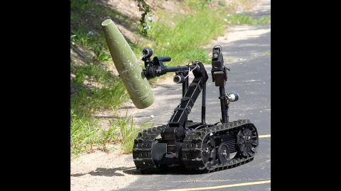 The LAPD also uses a robot called the TALON. Created by <a href="https://www.qinetiq-na.com/products/unmanned-systems/talon/" target="_blank" target="_blank">QinetiQ,</a> the machine was made to assist law enforcement with bomb disposal, communications, hazmat situations and surveillance, among other things. 