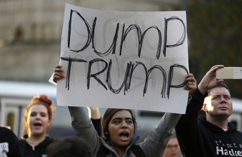 Protest deals safety pins