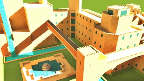 Menezes uses SketchUp software to re-create his daydreaming world.