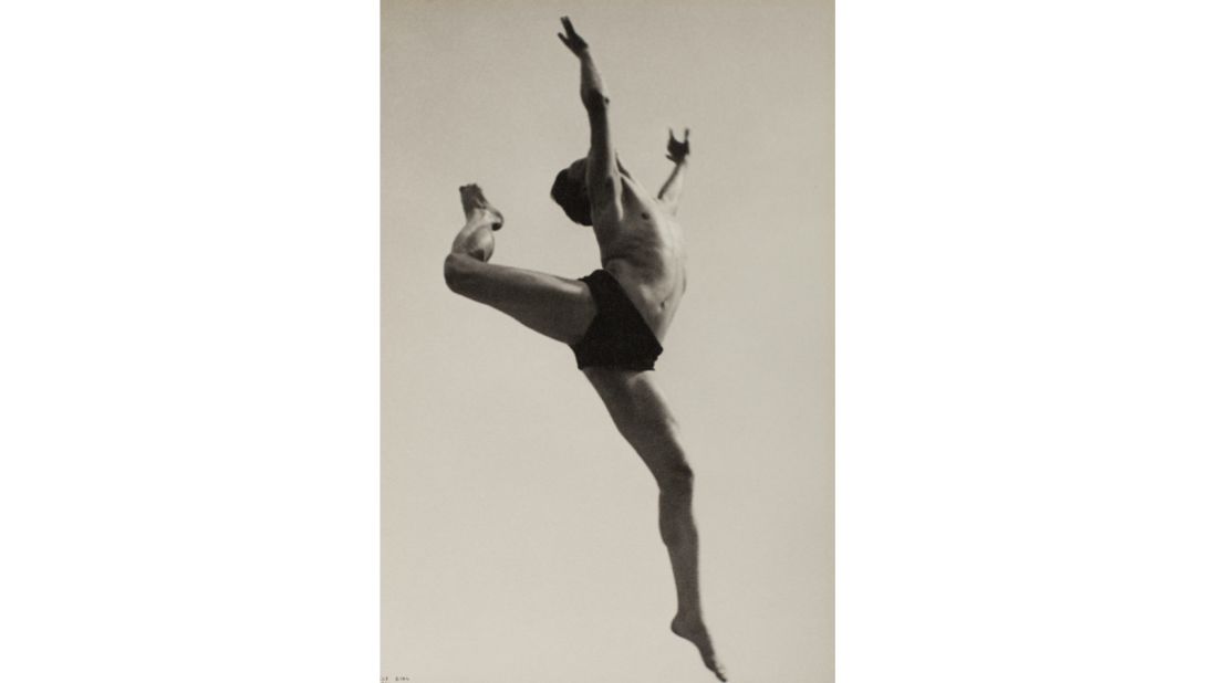 "Dancer, Willem van Loon, Paris" (1932) by Ilse Bing