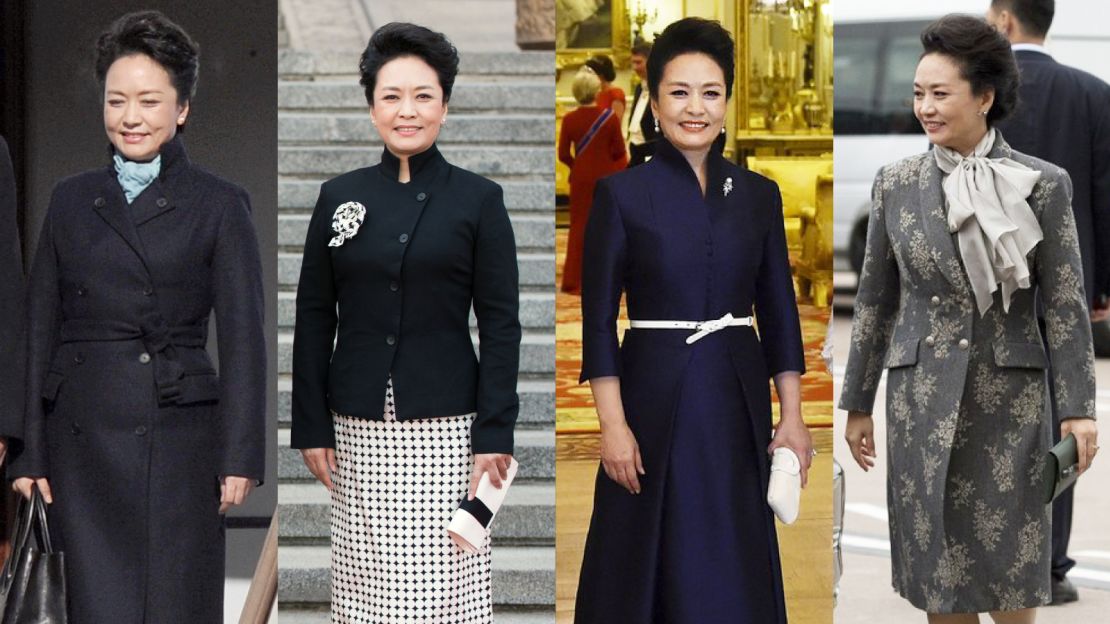 China's first lady Peng Liyuan in outfits designed by Ma Ke