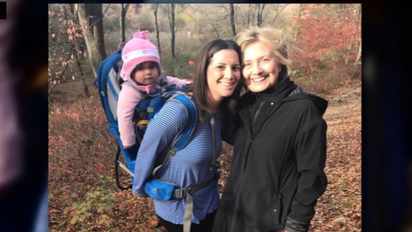 Hillary Clinton hike