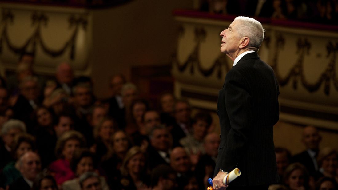 Cohen attends the Prince of Asturias Awards ceremony at the Campoamor Theater on October 21, 2011, in Oviedo, Spain.  