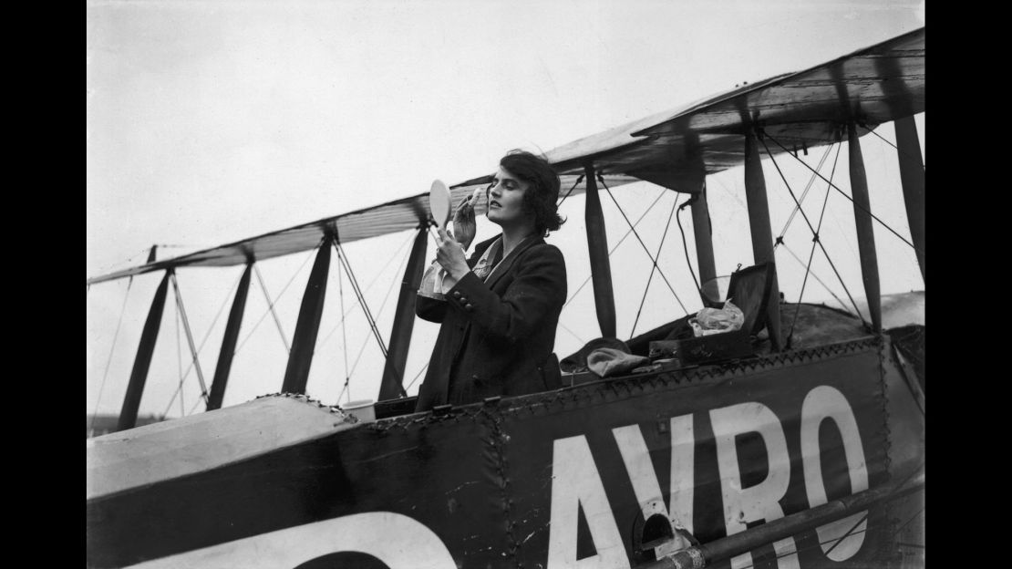 Mackay, better known as actress Poppy Wyndham, was so famous that candy companies gave away trading cards with her photo on them. Her, dream, however, was to fly.