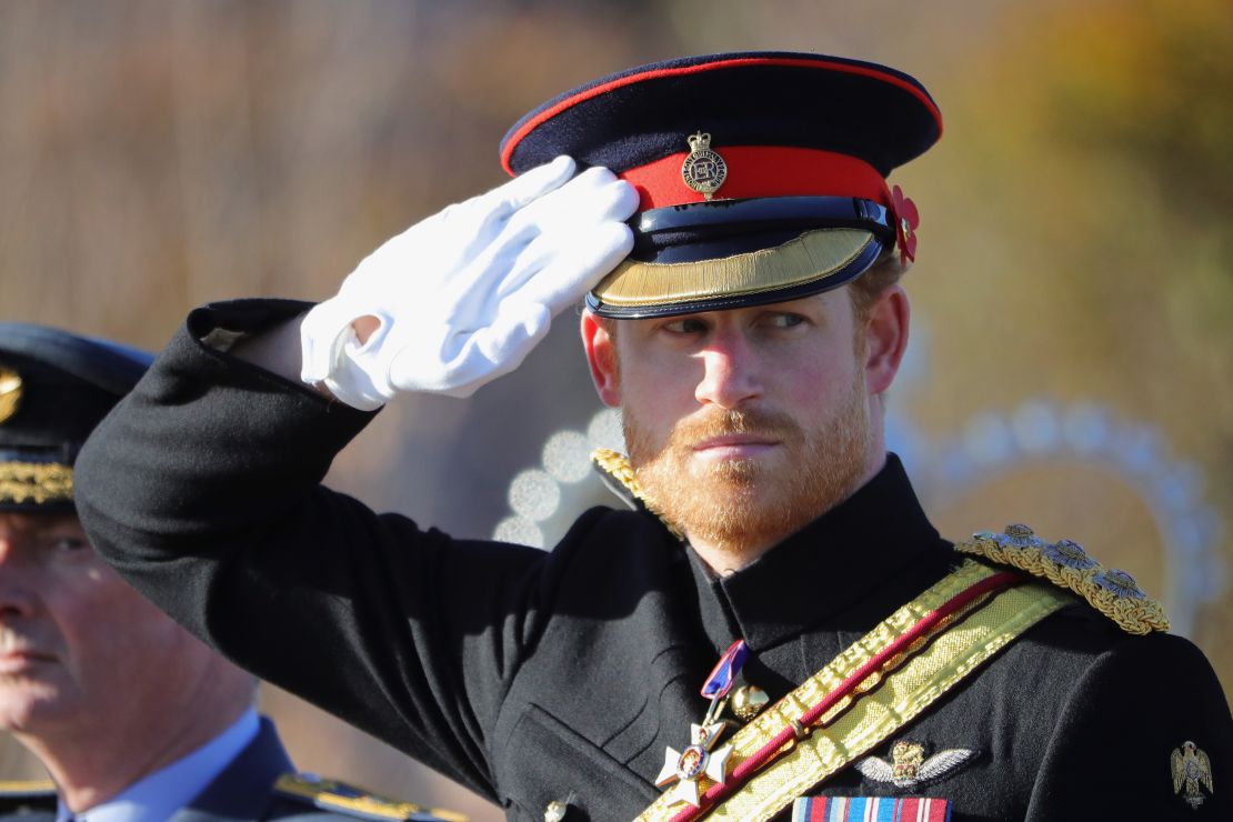 The prince served in the Army himself and maintains close links to the military. 