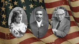 Three historical figures who helped reinvent America: Ellen Louise "Nell" Curtis, who turned herself into "Madame Demorest,"  pioneering mass-produced tissue-paper dressmaking patterns and using her company to promote abolition and votes for women; George Washington Carver, who was born into slavery and became a famed inventor and botanist; and Dr. Isidor Isaac Rabi, an immigrant to the US from Galicia who went on to become a Nobel laureate in physics.